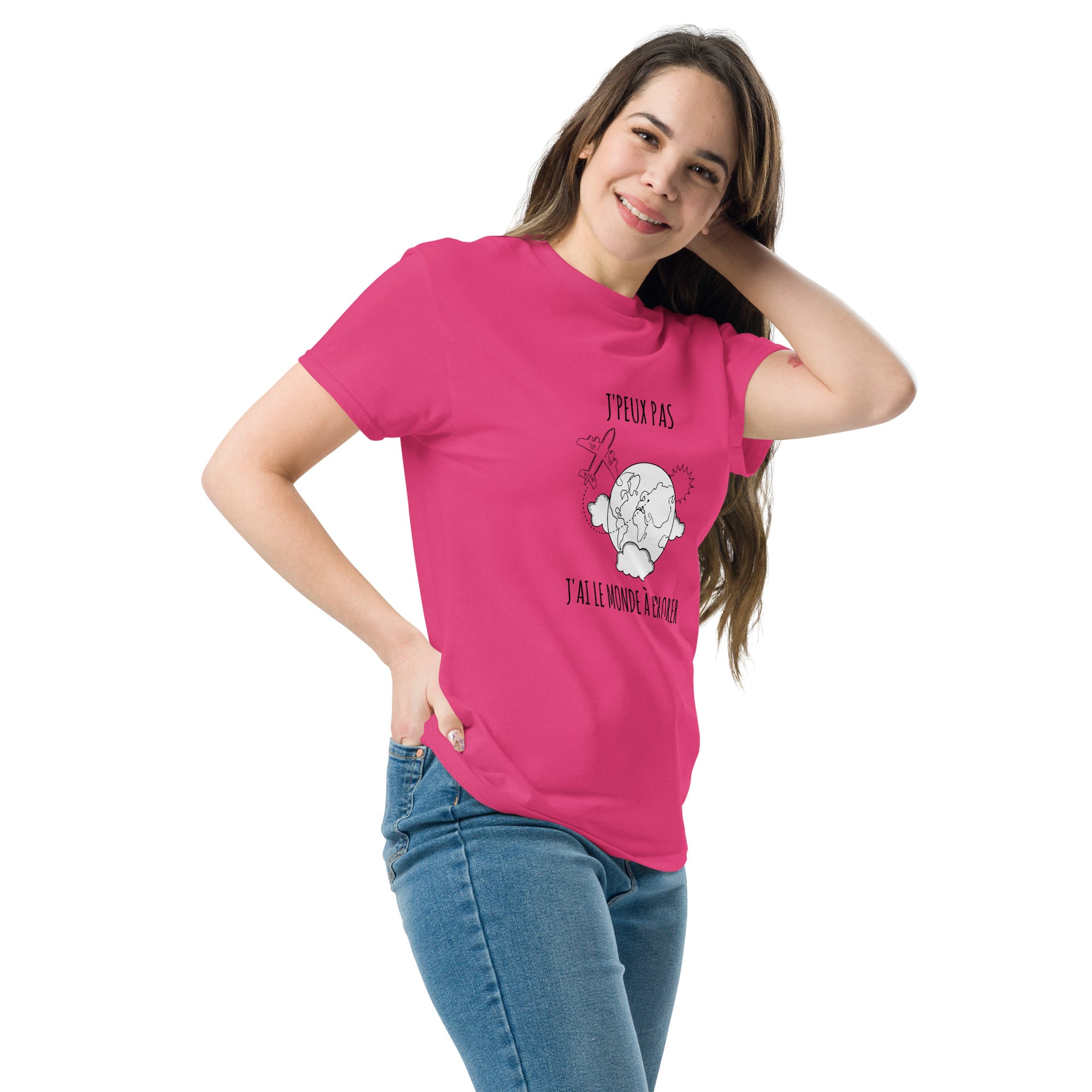 T-shirt - Je peux pas, j'ai le monde à explorer.
